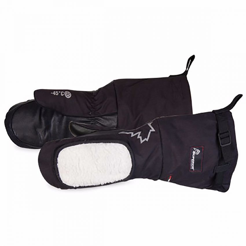 #SNOWD200L - Superior Glove® Extreme Cold Deluxe Weather Mitt w/ Removable Liner & Cheek Wiper